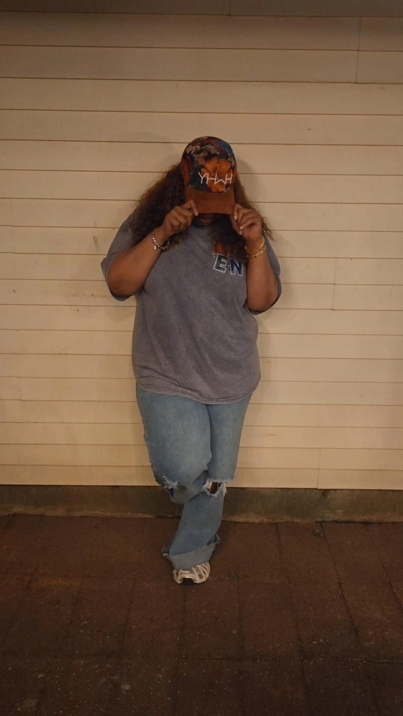 Customer photo review of Floral YHWH Hat