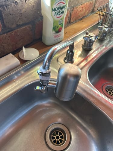 Customer photo review of EcoPure™ Tap Water Filter Replacements — Reduces PFAS, Chlorine & Microplastics. Clean Water in 60 Seconds