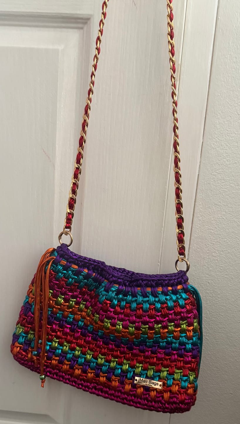 Customer photo review of Carol pouch bag multicoloured