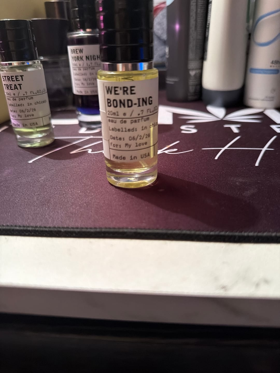 Customer photo review of We're Bond-Ing