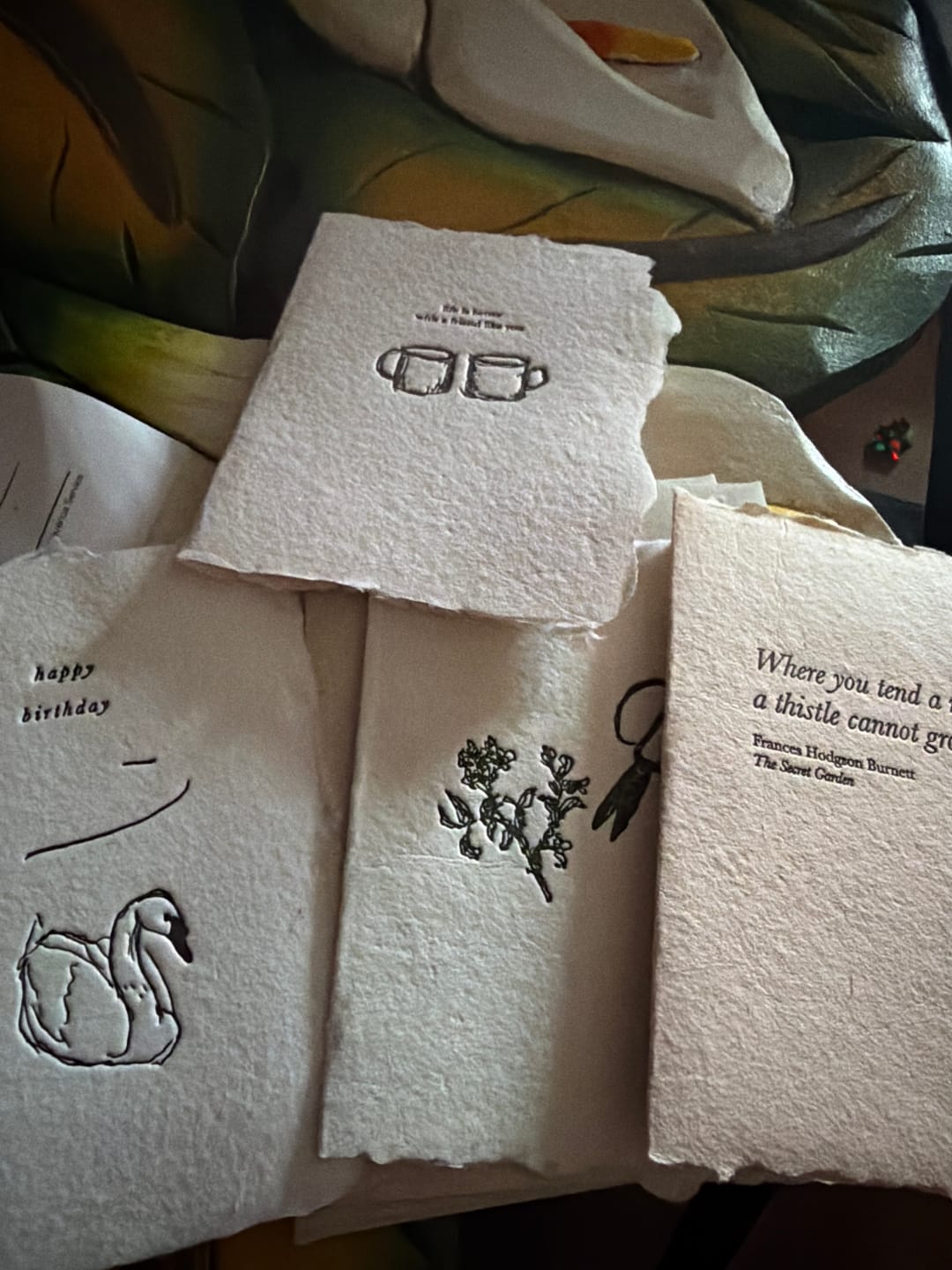 Customer photo review of Monthly Artisan Card Subscription