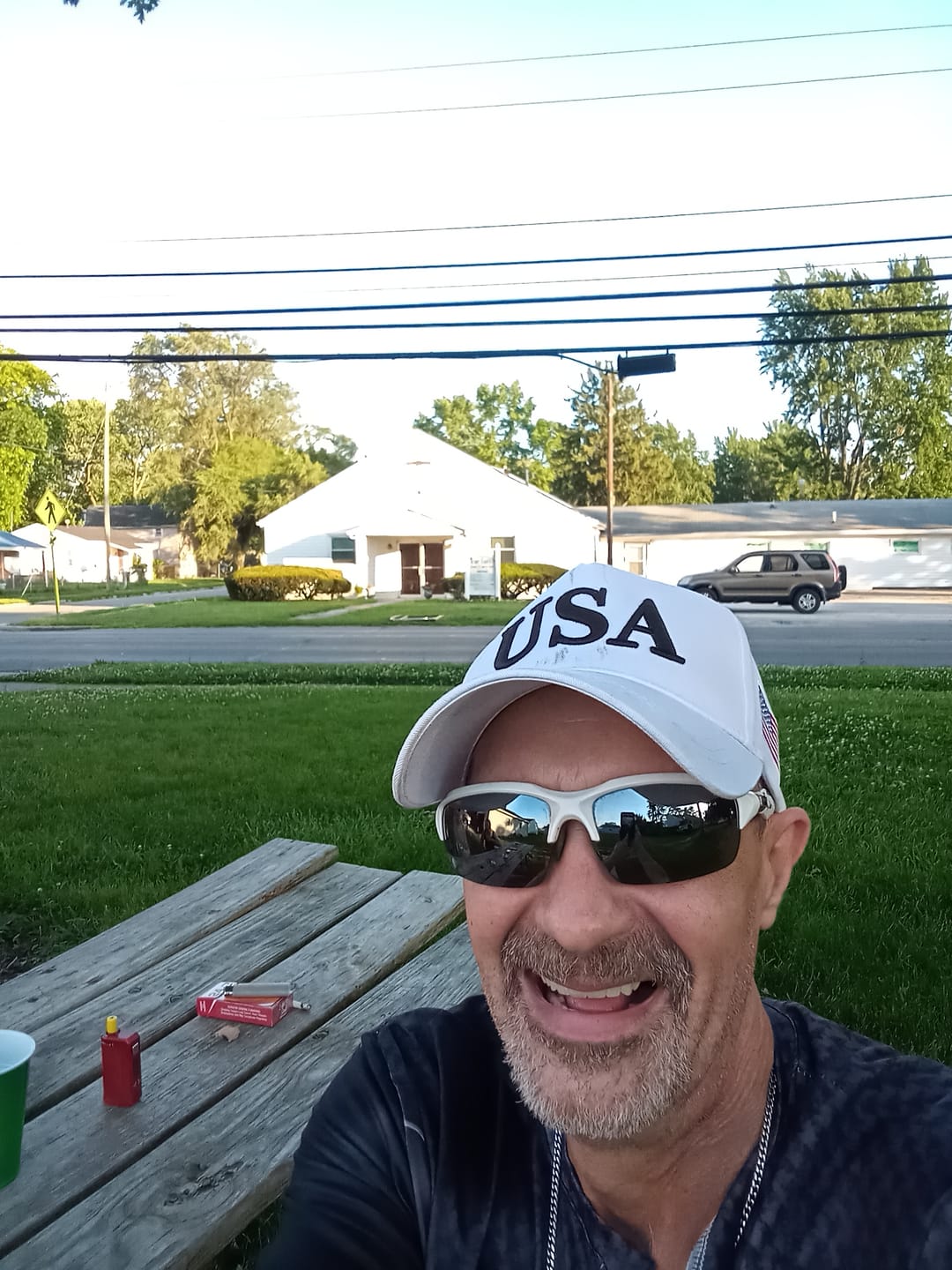 Customer photo review of USA 250th Anniversary Hat (1776–2026) — Embroidered Semiquincentennial Cap
