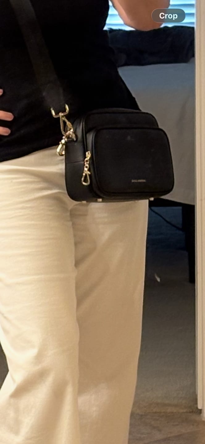 Customer photo review of Verona Crossbody With Slash-Resistant Locking Clasp Straps