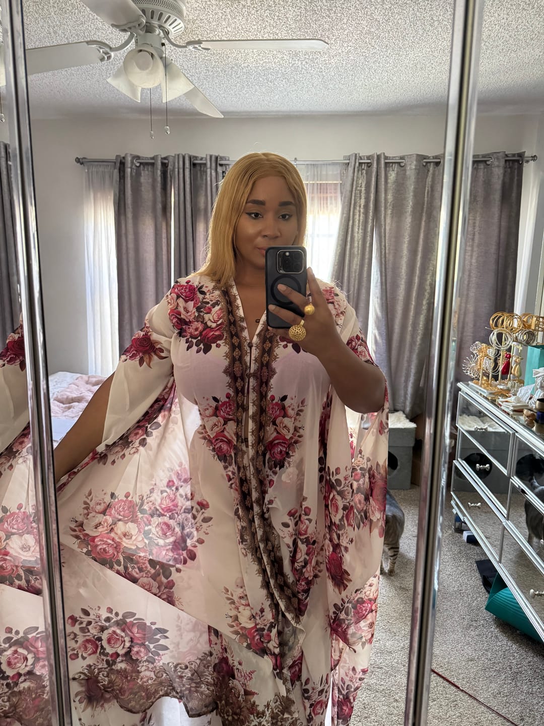 Customer photo review of Kiaria Goddess Kaftan