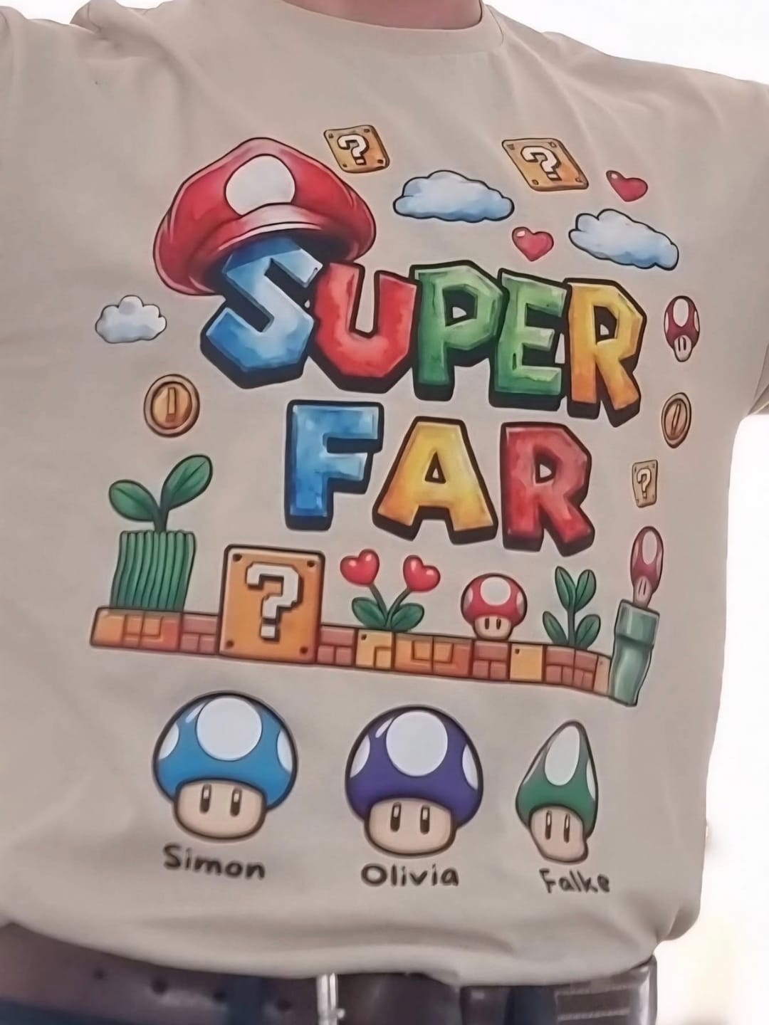 Customer photo review of Super Far - Gør den personlig