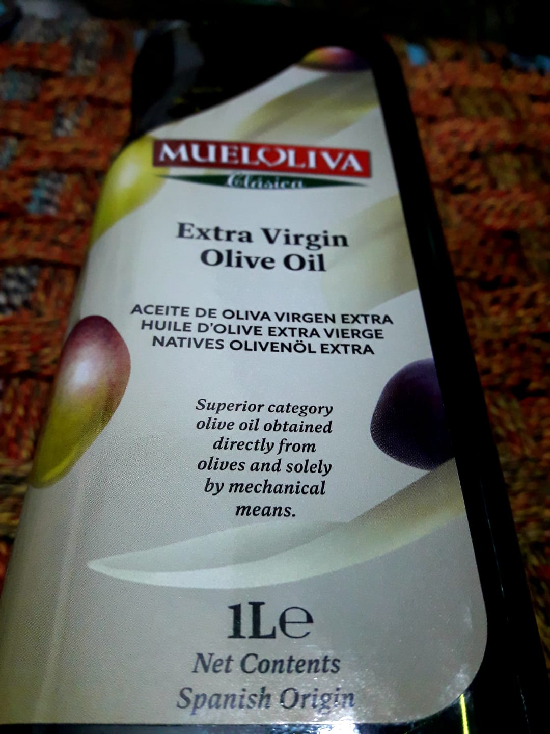 Customer photo review of Classica Extra Virgin Olive Oil