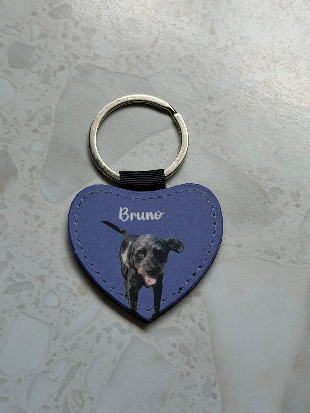 Customer photo review of Pet portrait - Personalised Keychain