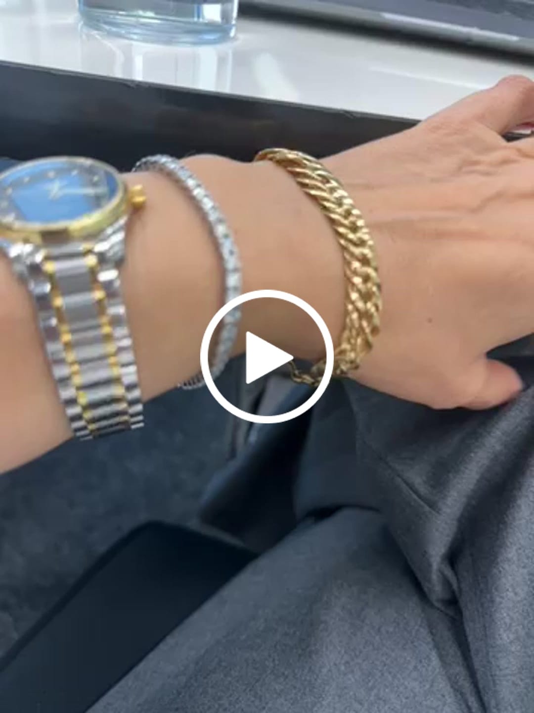 Customer video review of 3MM MOISSANITE TENNIS BRACELET - D COLOR - VVS1