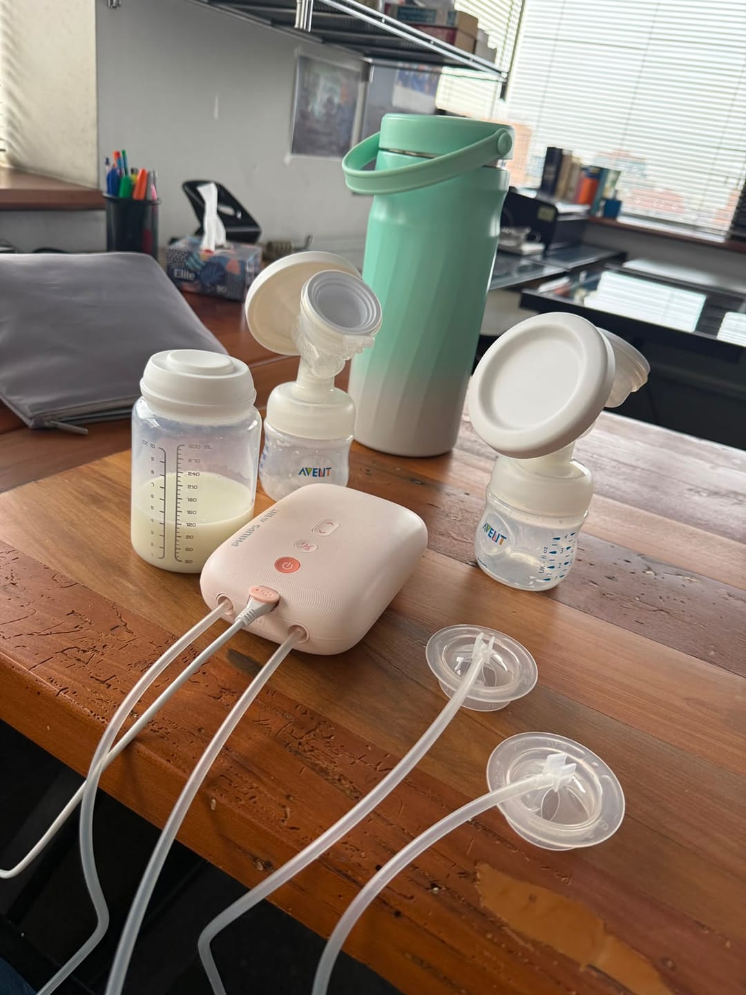 Customer photo review of Cooler para leche materna