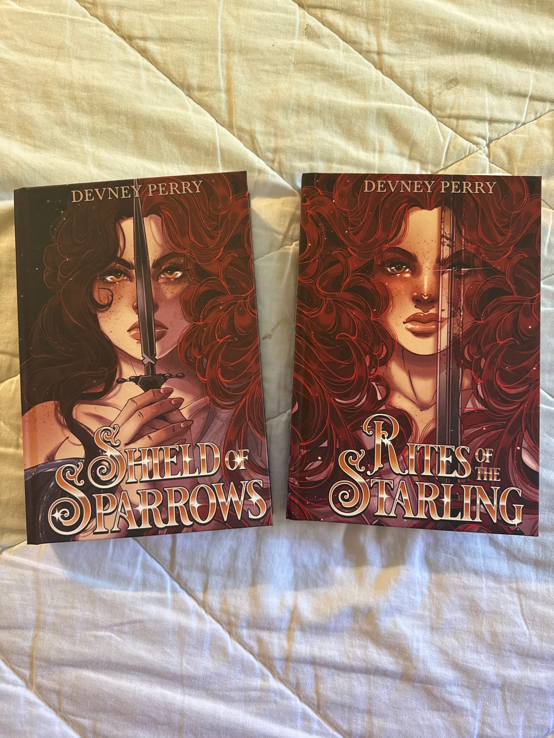 Customer photo review of PS Hardcover SE Rites of the Starling by Devney Perry