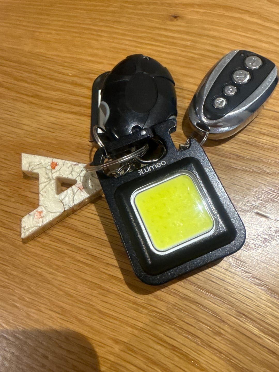 Customer photo review of Lumeo Pro BrightBuddy Keychain Light (FREE GIFT)