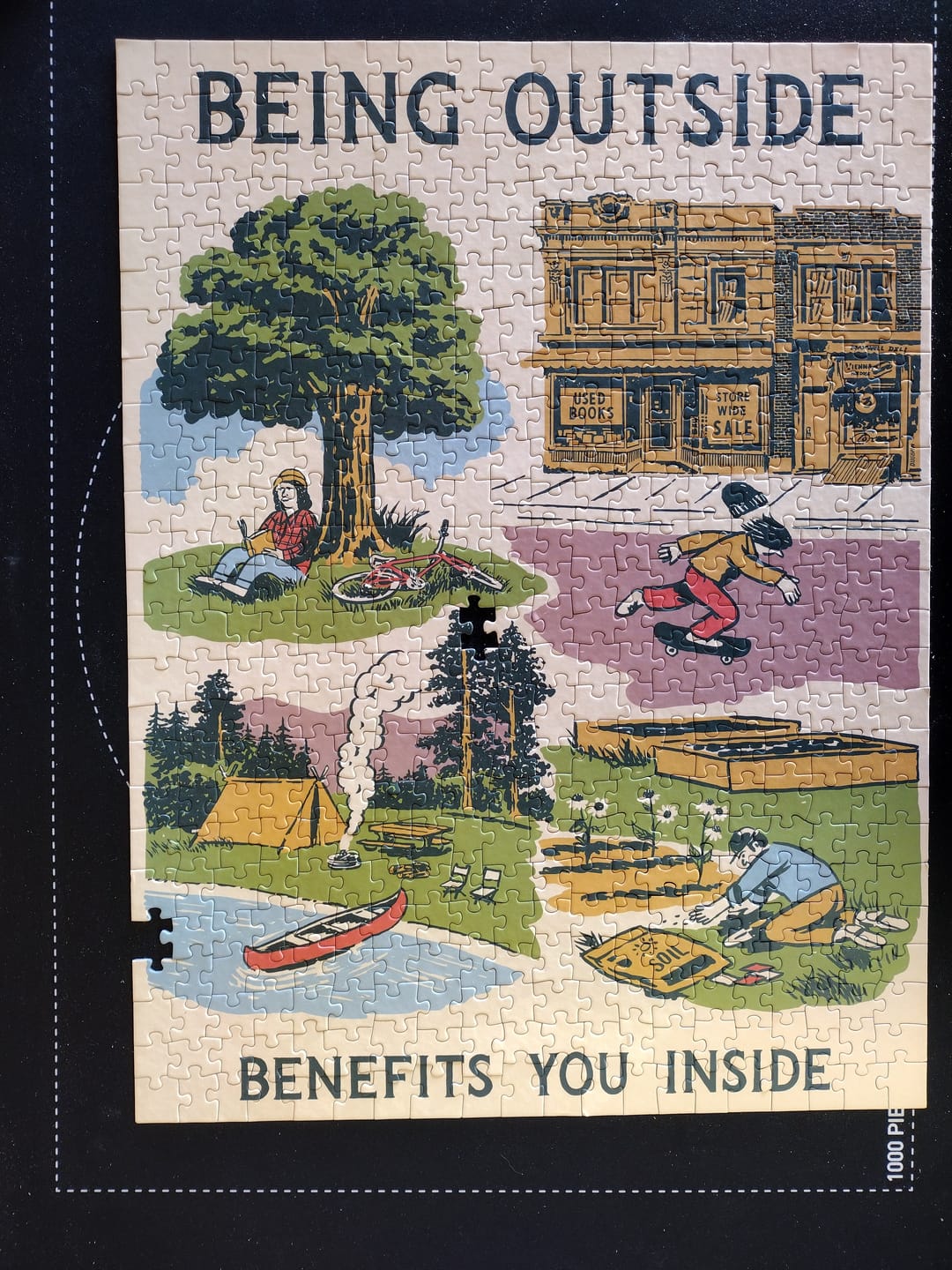 Customer photo review of Salad Days | 500 Piece Puzzle