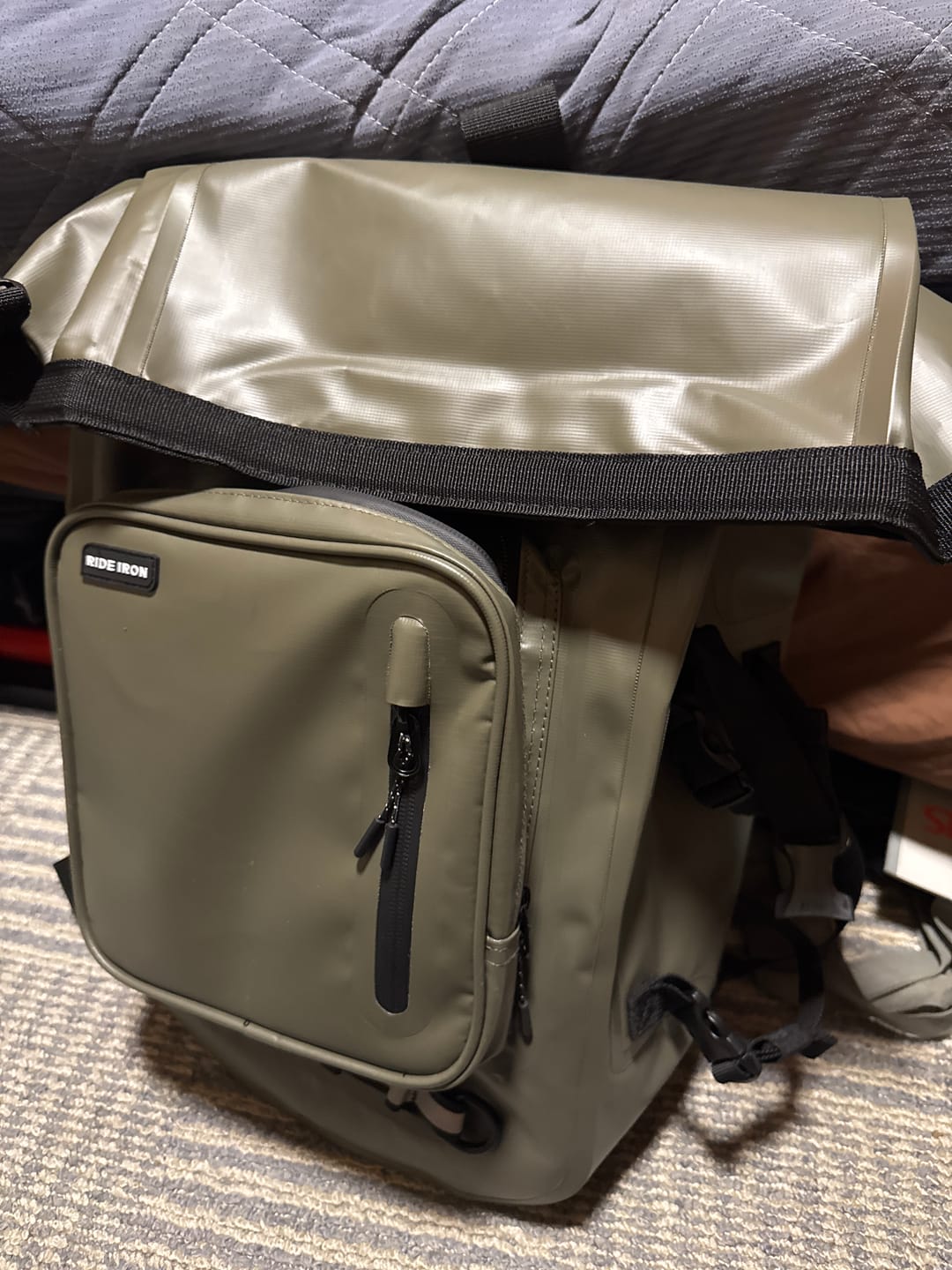 Customer photo review of RIDEIRON カジュアル防水バックパック | MB8007
