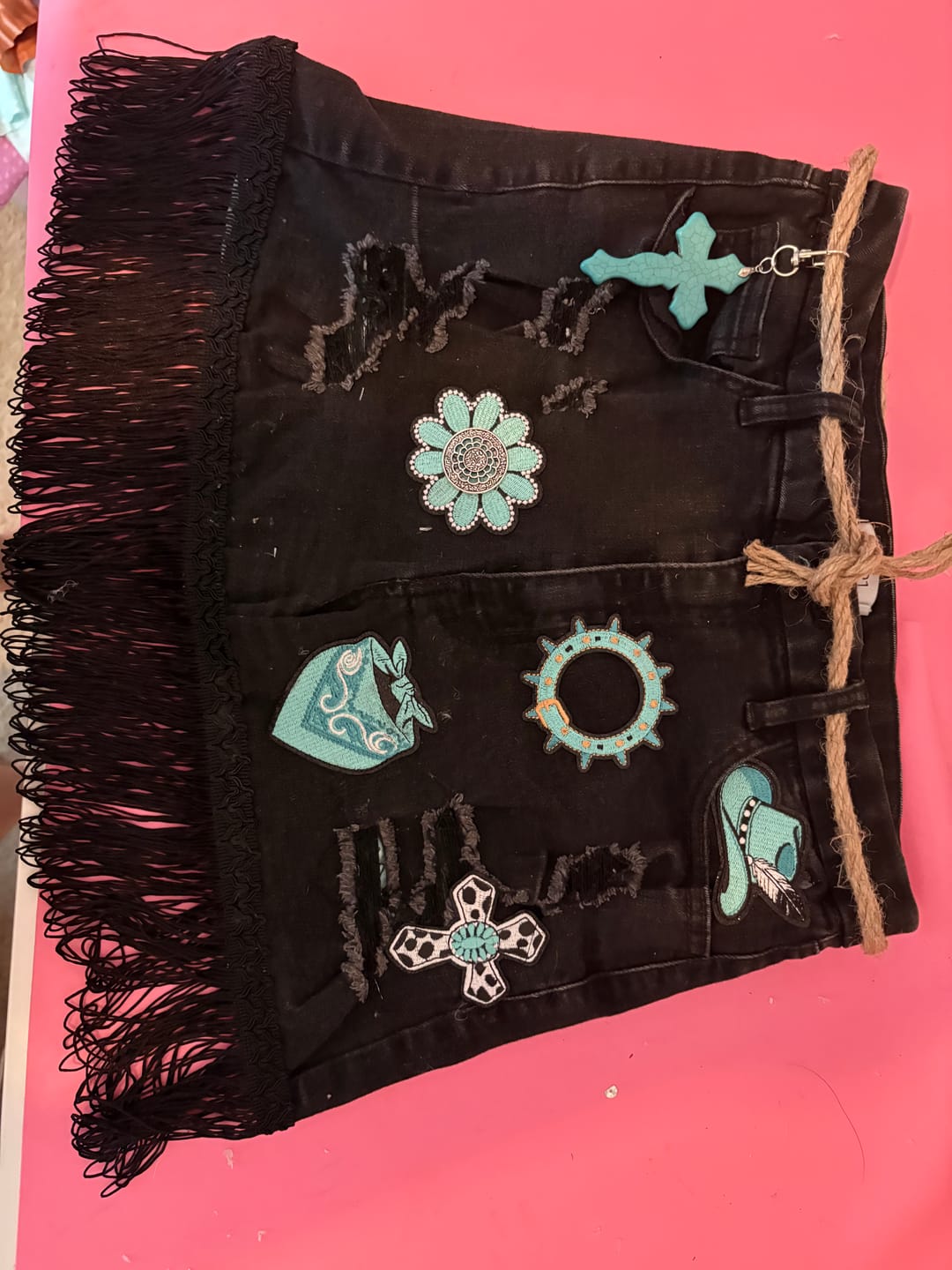Customer photo review of 4" Chainette Fringe Trim                                                    (Sold by the Yard)