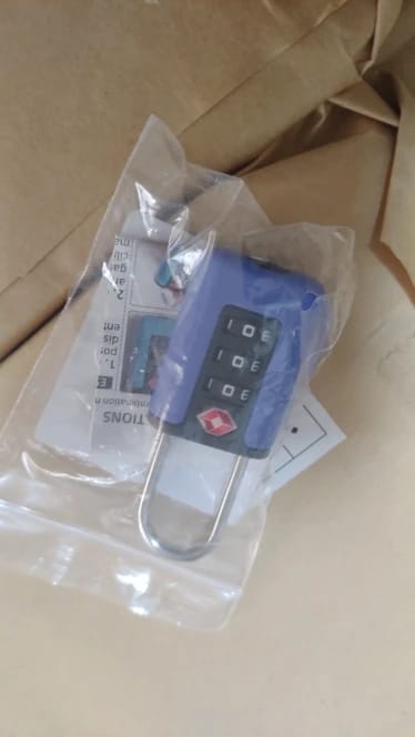 Customer photo review of Cadenas Code TSA 3 Chiffres
