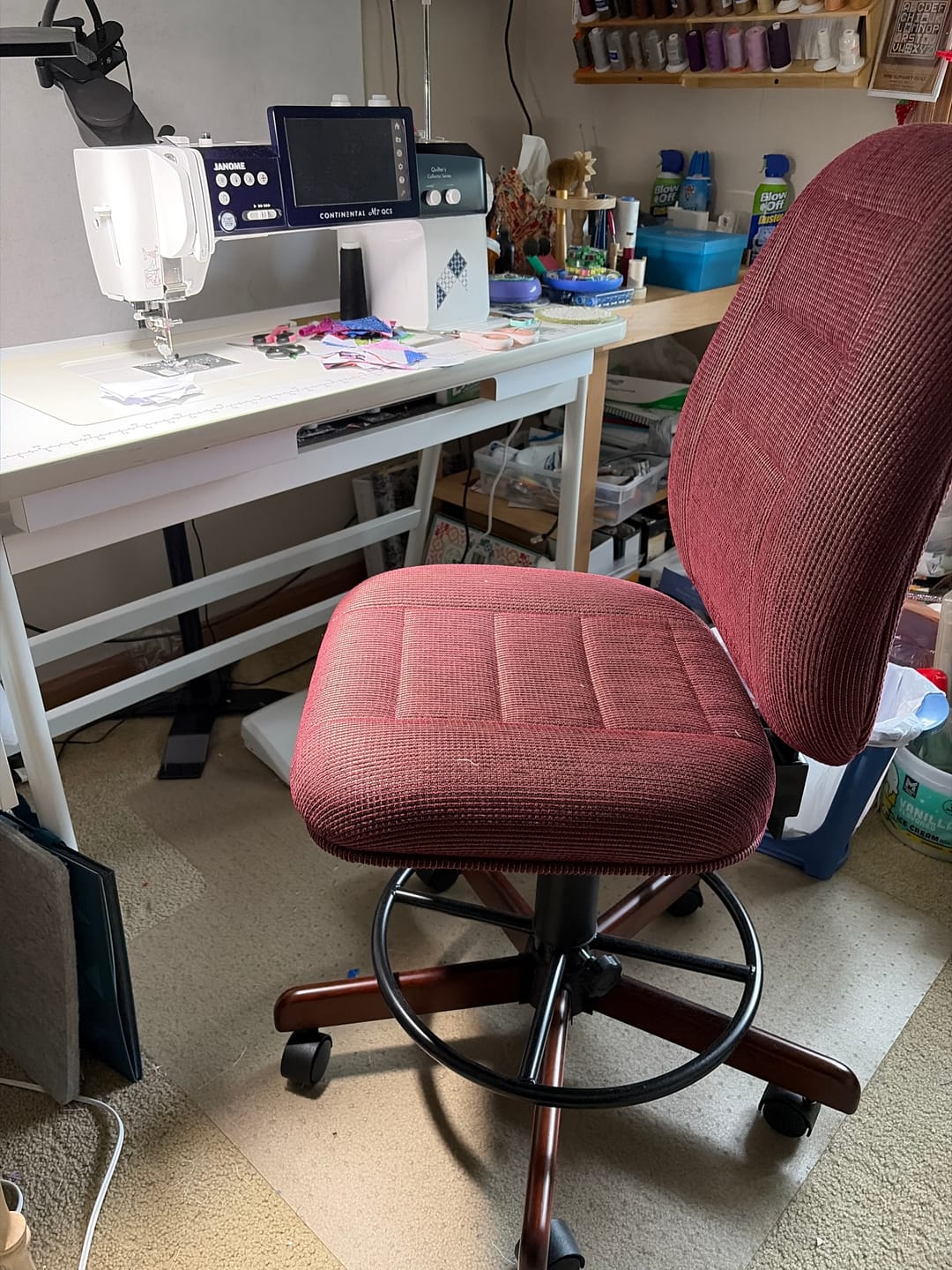 Customer photo review of Koala SewComfort Sewing Chair