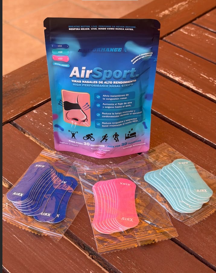Customer photo review of AirSport® Multicolor Tiras Nasales de Alto Rendimiento