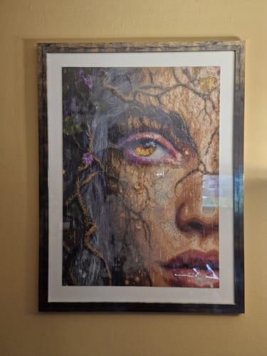 Customer photo review of 5D Diamond Painting – Die düstere Fee des Mondsees