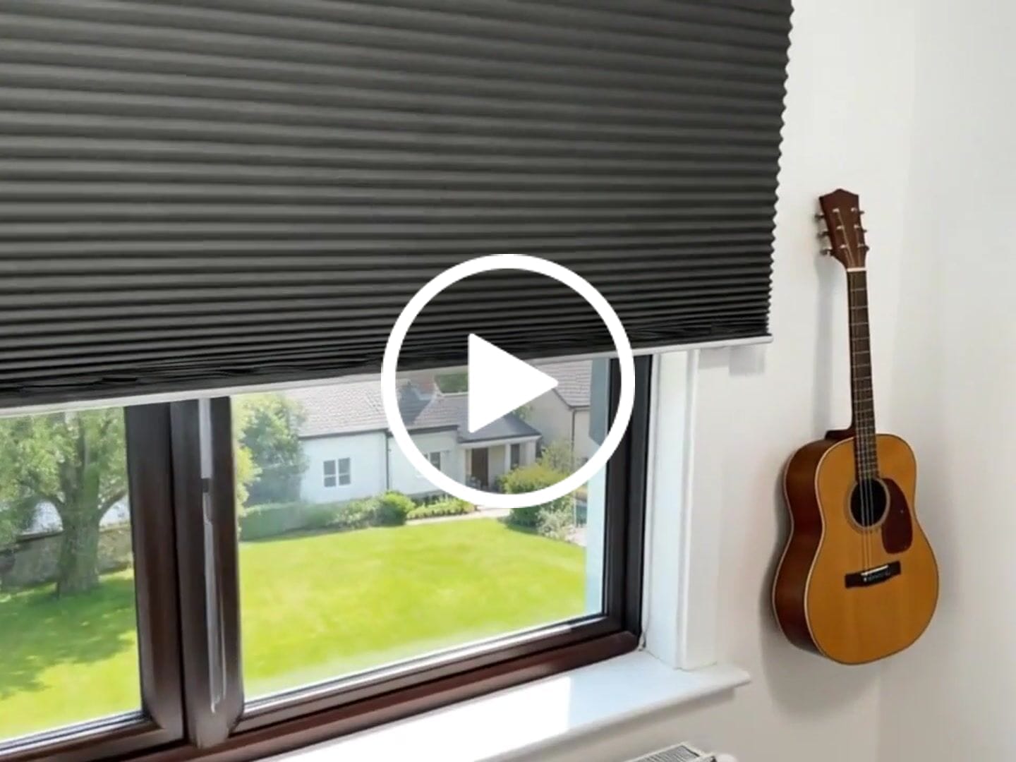 Customer video review of Motorized Blackout Cellular Shades Hex