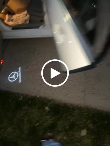 Customer video review of MERCEDES DOOR LIGHTS