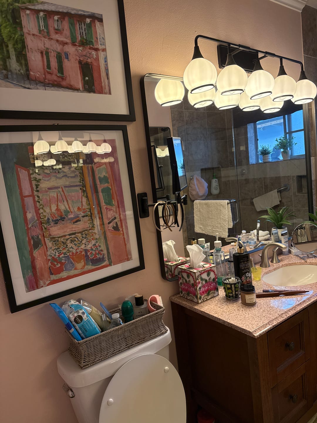 Customer photo review of Marye Kelley Decoupage Tissue Box Cover
