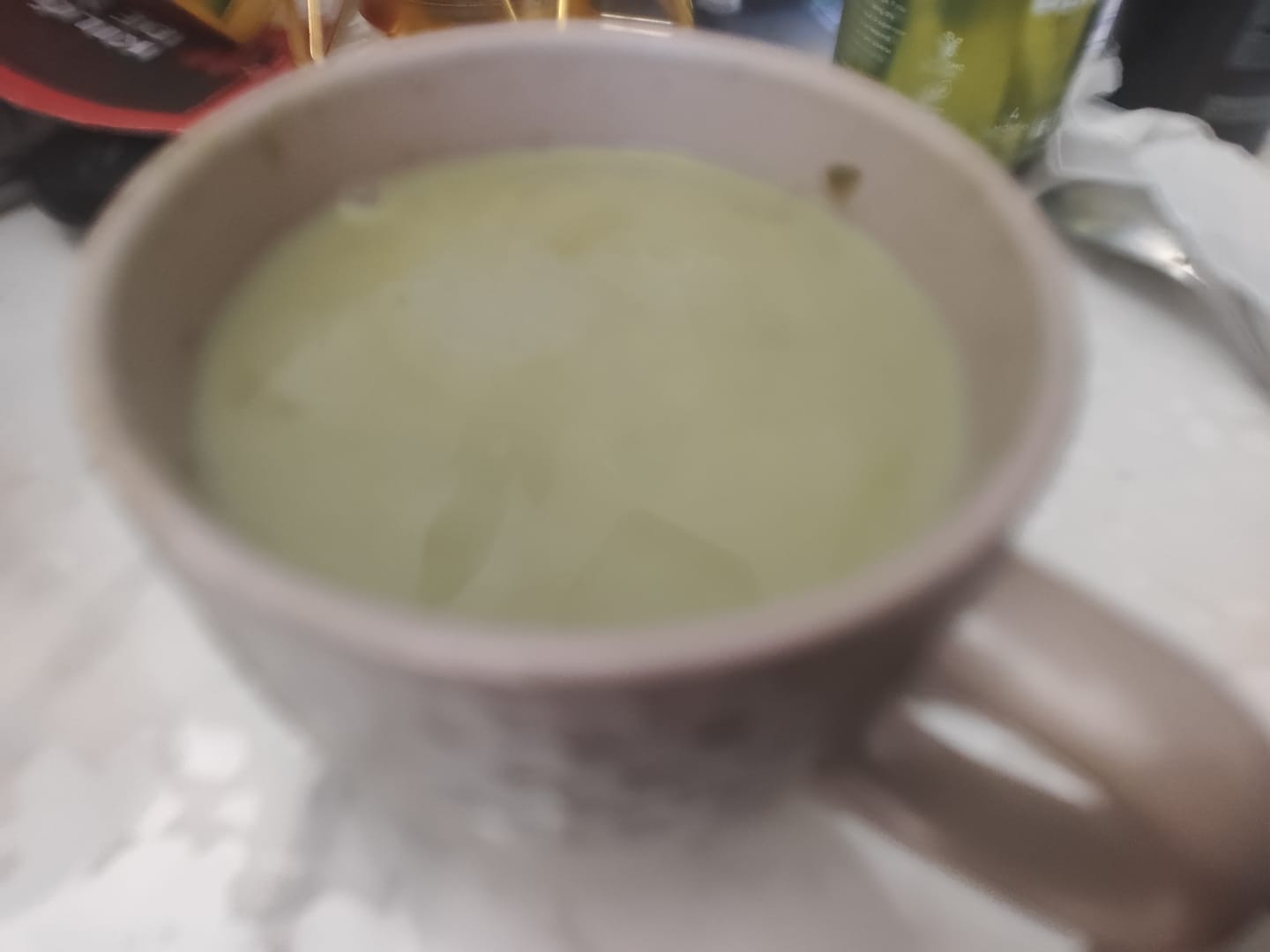 Customer photo review of Té Matcha con Colágeno