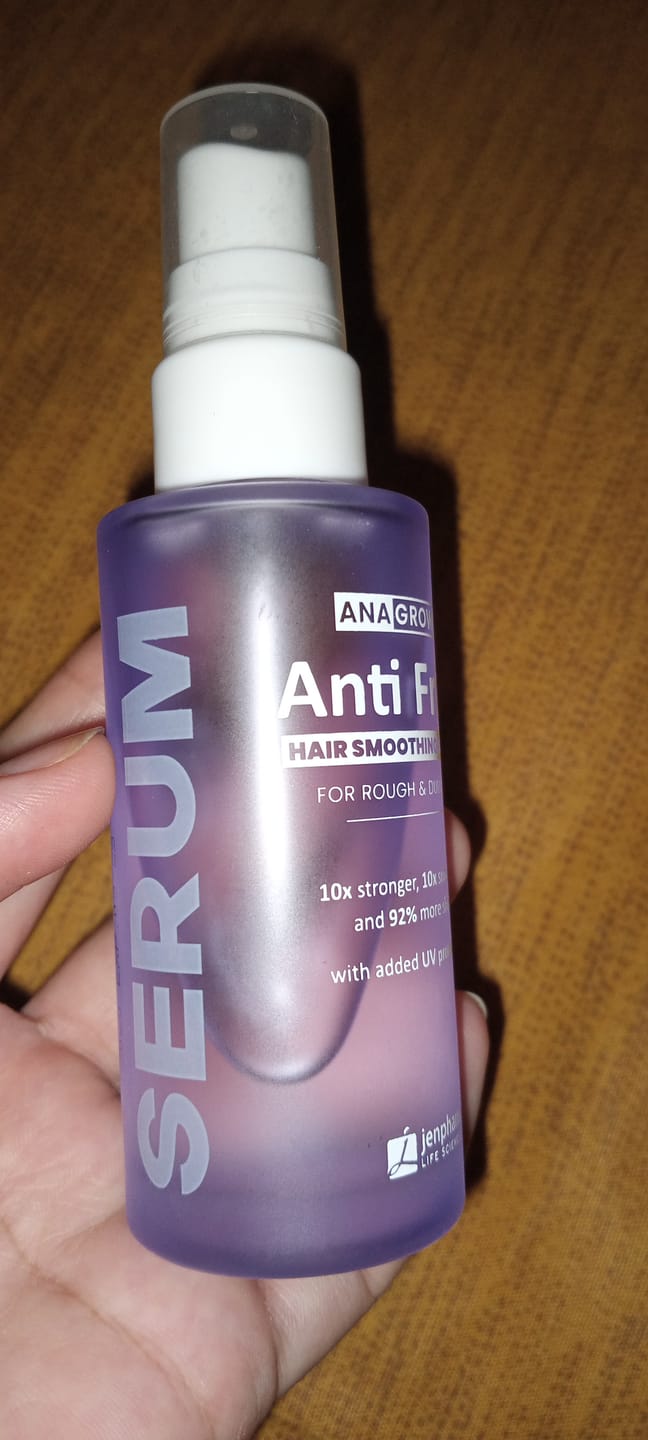 Customer photo review of Anagrow Anti Frizz Hair Serum