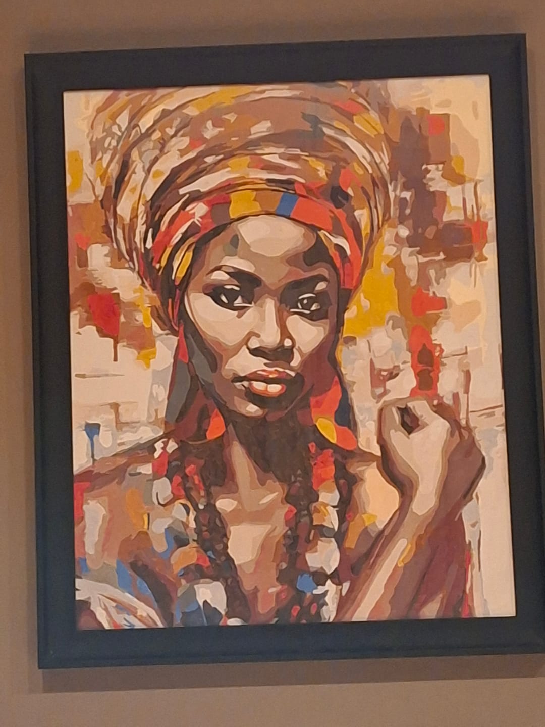 Customer photo review of Jonge abstracte vrouw
