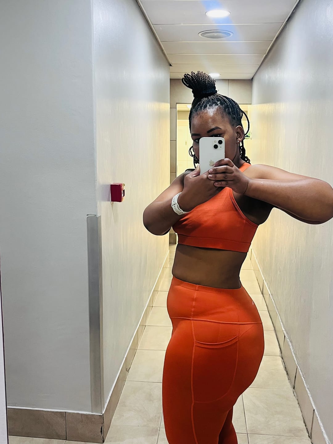 Customer photo review of Support & Sculpt Workout Set Plus Size Activewear