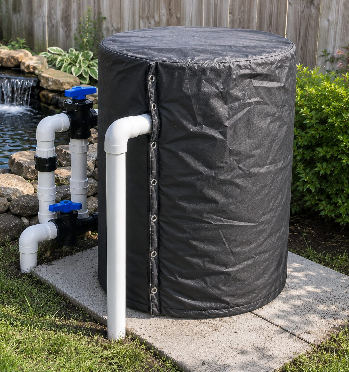 Customer photo review of Cold Snap™ Pressure Tank Insulation Cover (Beige)