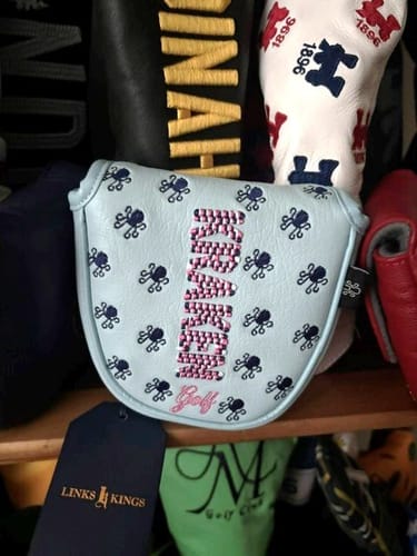 Customer photo review of 💘 Vice Baby Mallet Putter Cover - "Cute on the Outside. Killer in the Bag."