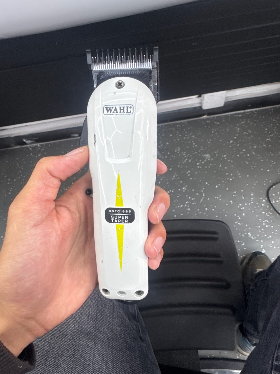 Customer photo review of Wahl Super Taper Cordless Hair Clipper