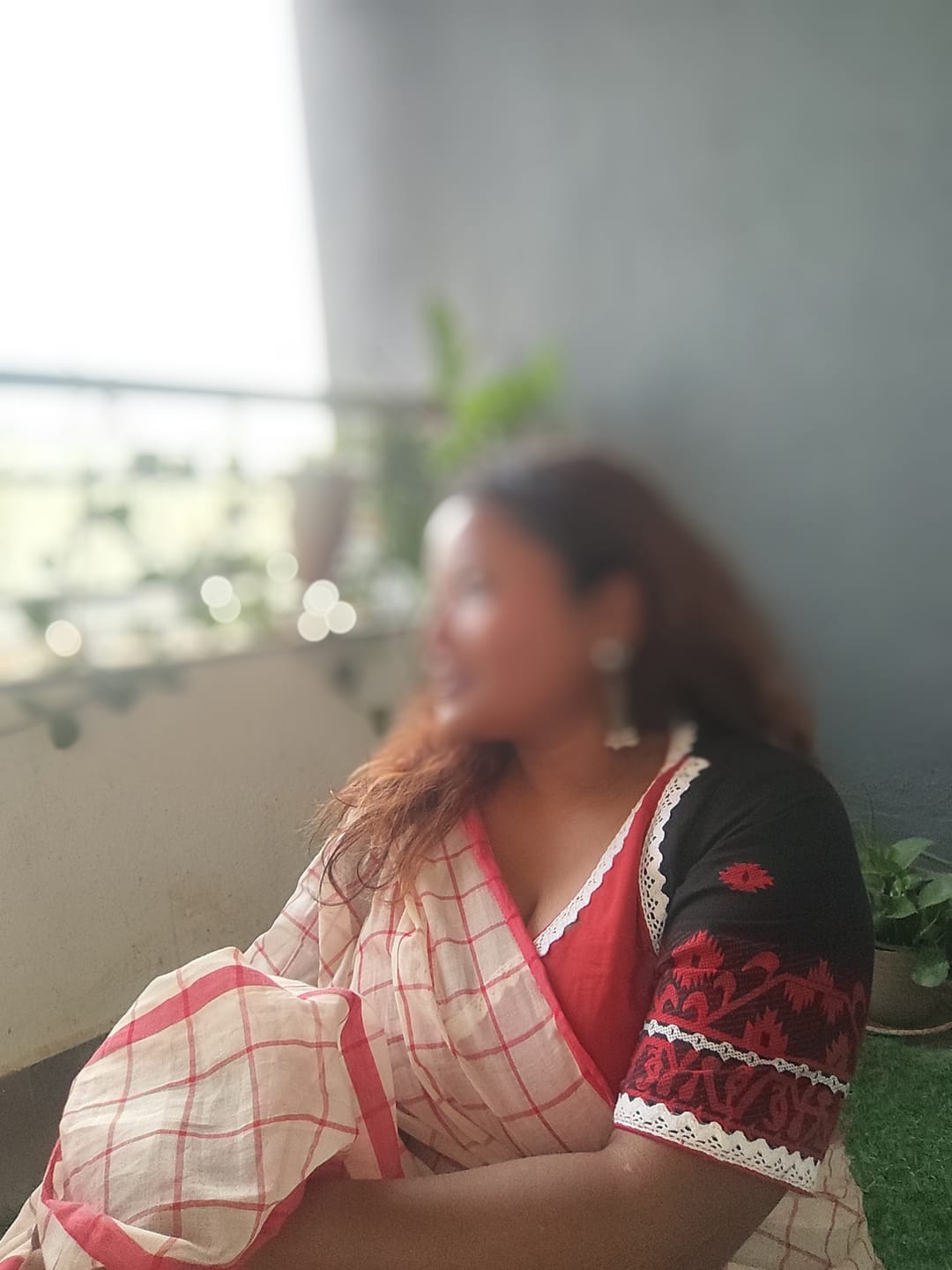 Customer photo review of The Lady-Jamdani Designer Cotton Blouse