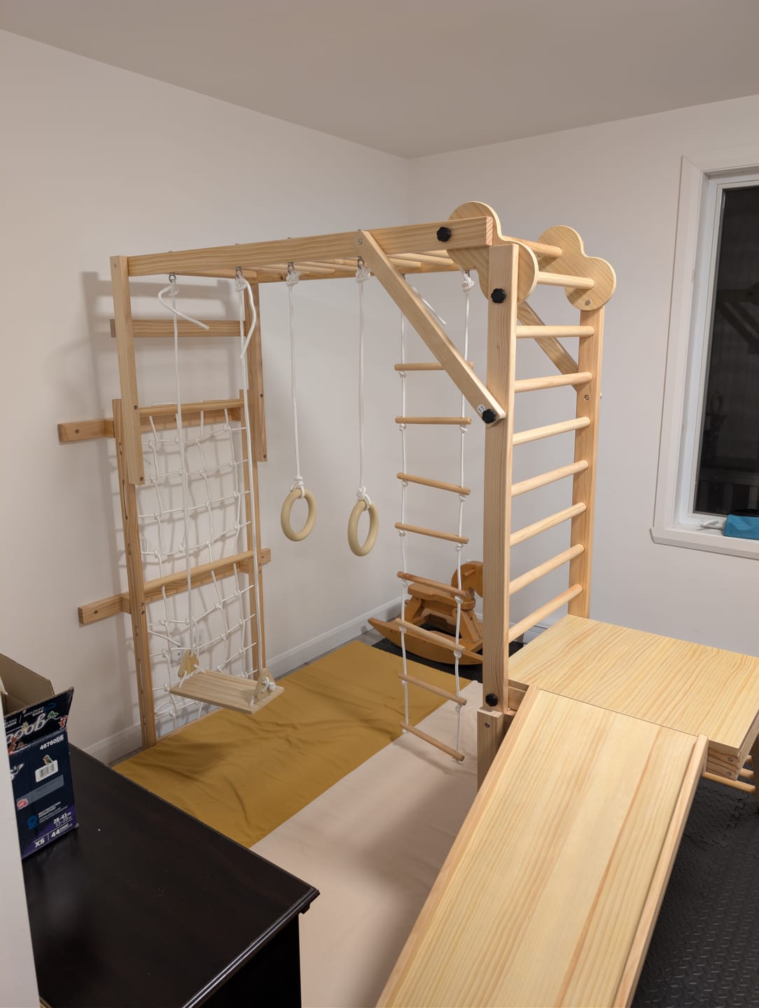 Customer photo review of Grove Playset Mat - (Climber not Included)