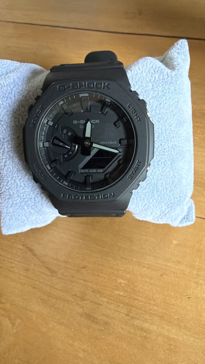 Customer photo review of Reloj Casio G-Shock Royal Oak "Casioak" GA-2100-1A1JF JDM