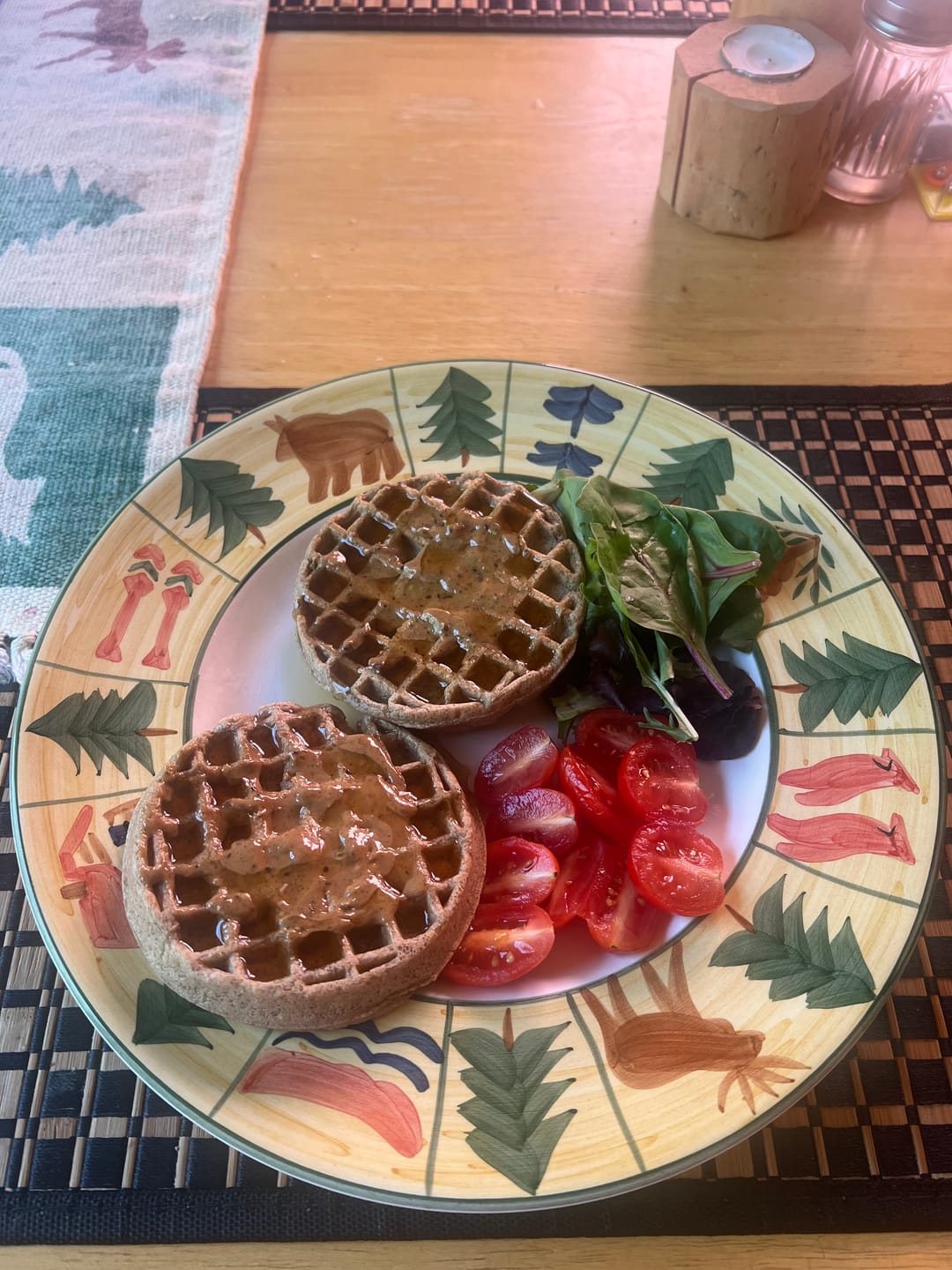 Customer photo review of Protein Waffles To Go