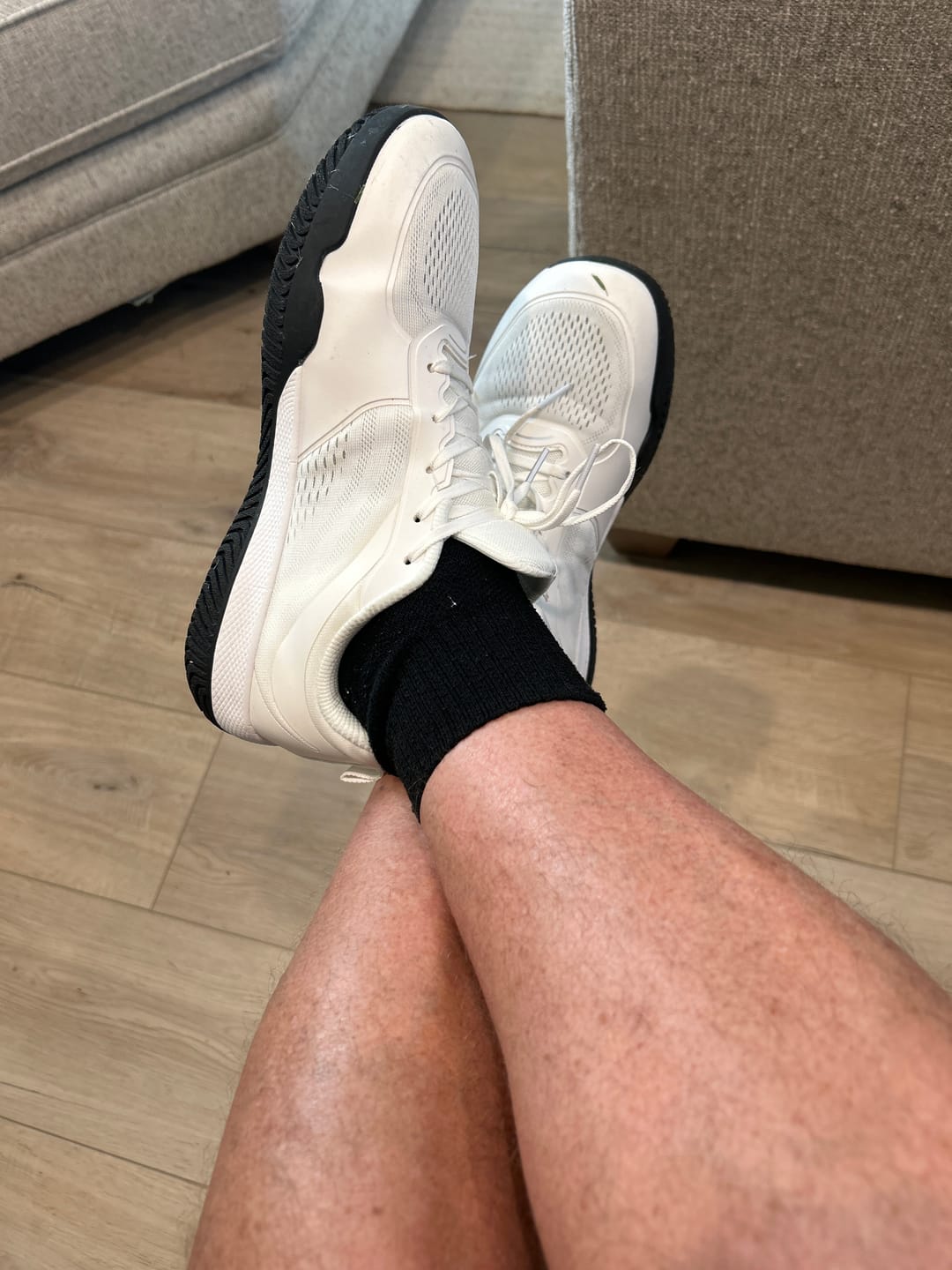 Customer photo review of CUURT Muuv - Wide Toe Box Court Shoes (Unisex)
