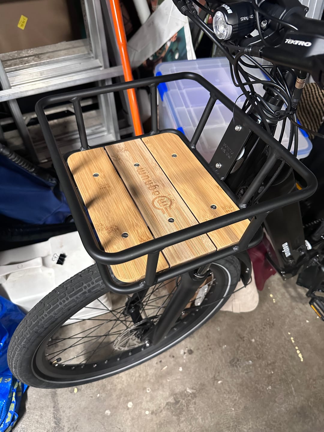 Customer photo review of Multi-Purpose Front Cargo Basket