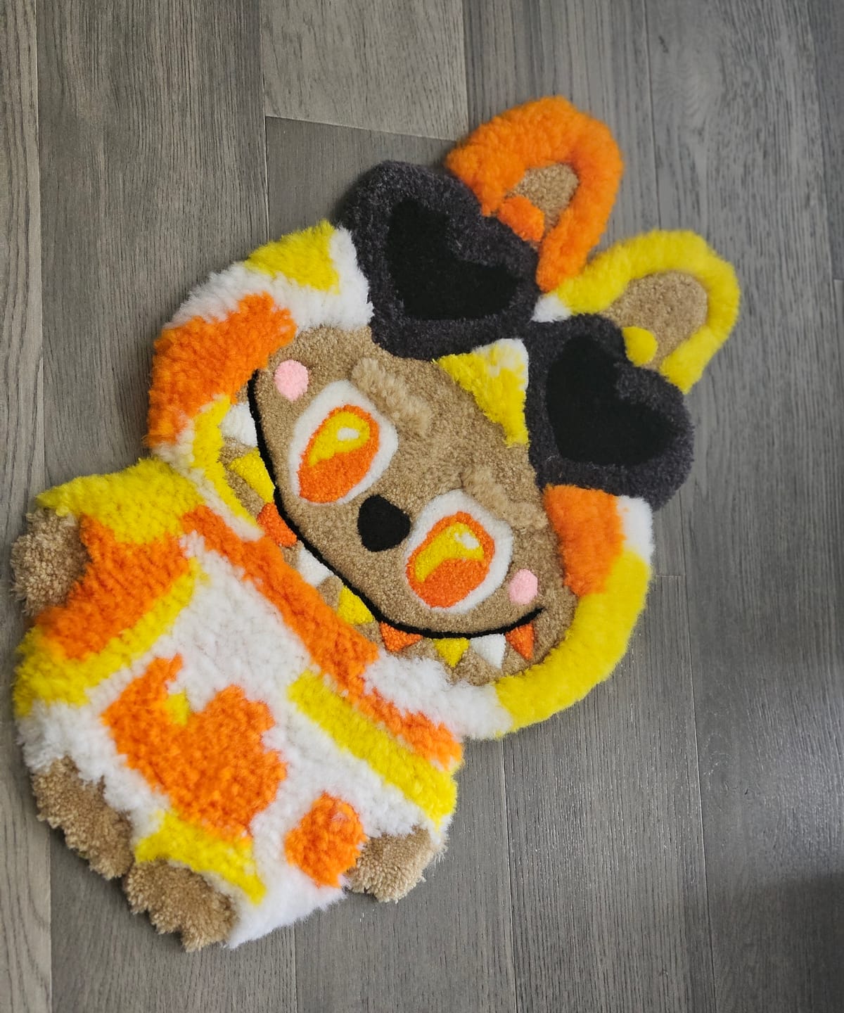 Customer photo review of The Daddy Long Legs — High Pile Shaggy Tufting Machine