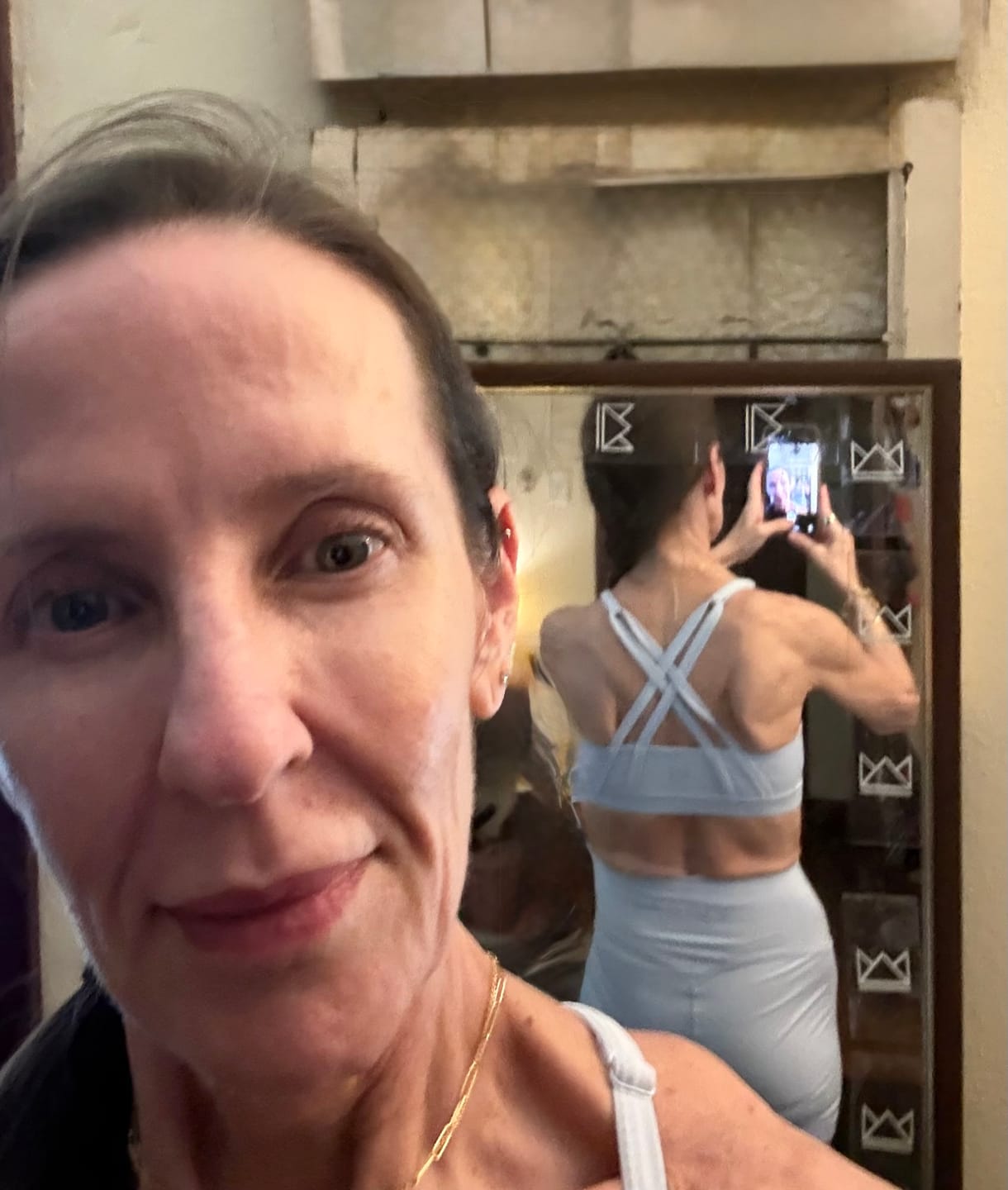 Customer photo review of DAYDREAM Strappy Sports Bra