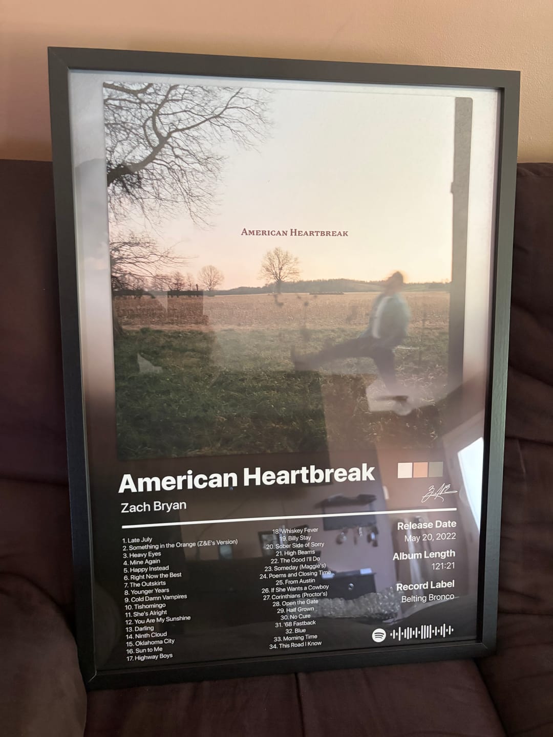 Customer photo review of Choose Your Own Album Poster