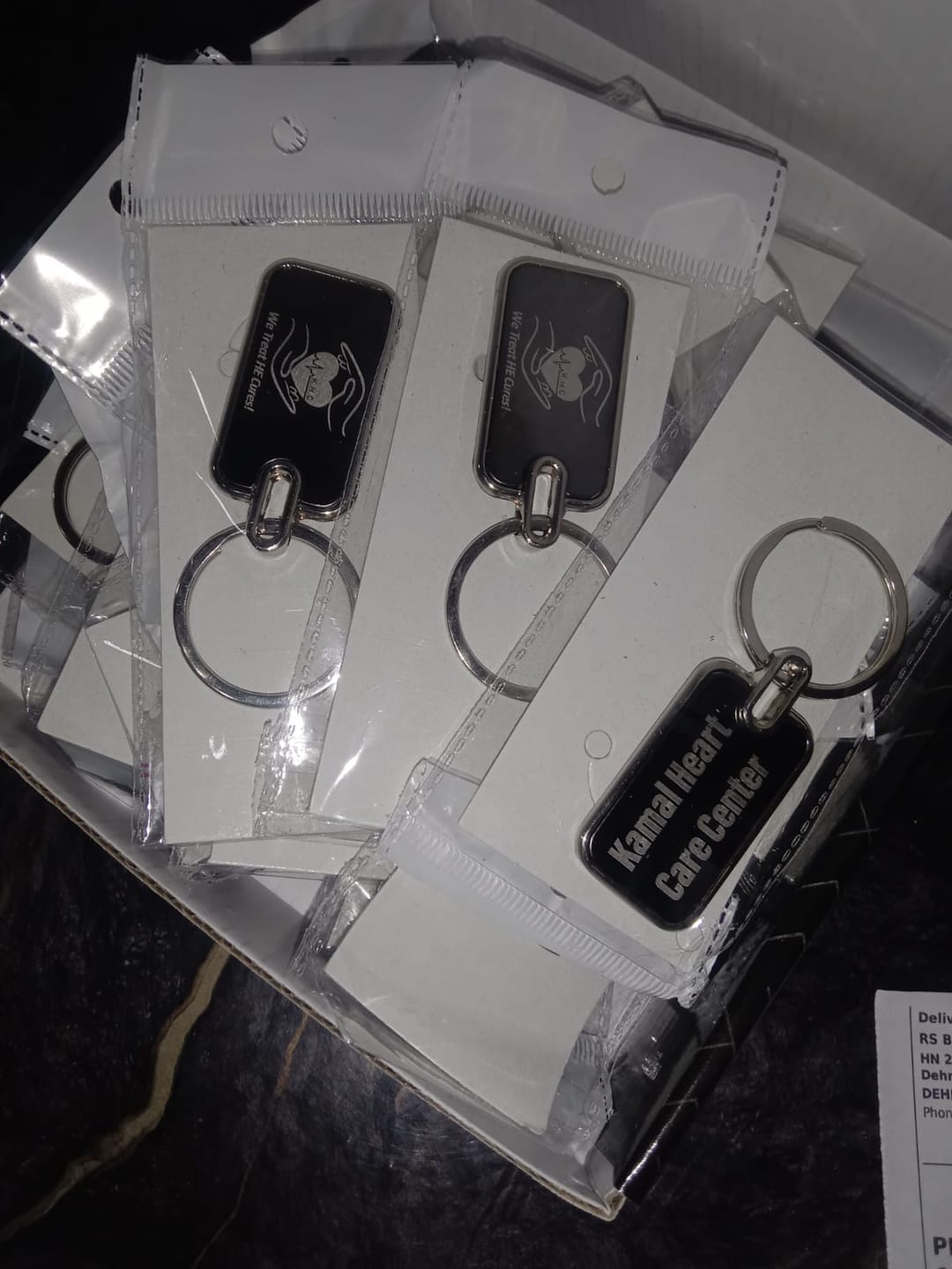 Customer photo review of Premium Metal Keychain | Best for Corporate Gifting | PrintMine.in