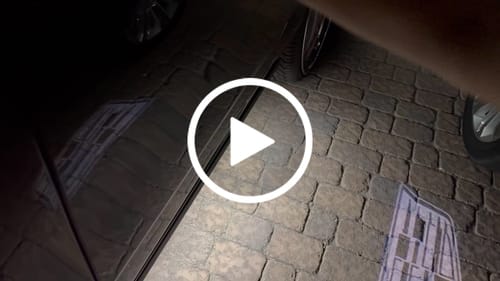 Customer video review of Cadillac Escalade 5th Gen Premium Door Puddle Lights Multiple Designs 2021-2026
