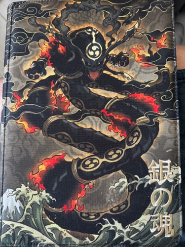 Customer photo review of Old Japan Sky God 9-Pocket Trading Card Shiny Cloth Binder
