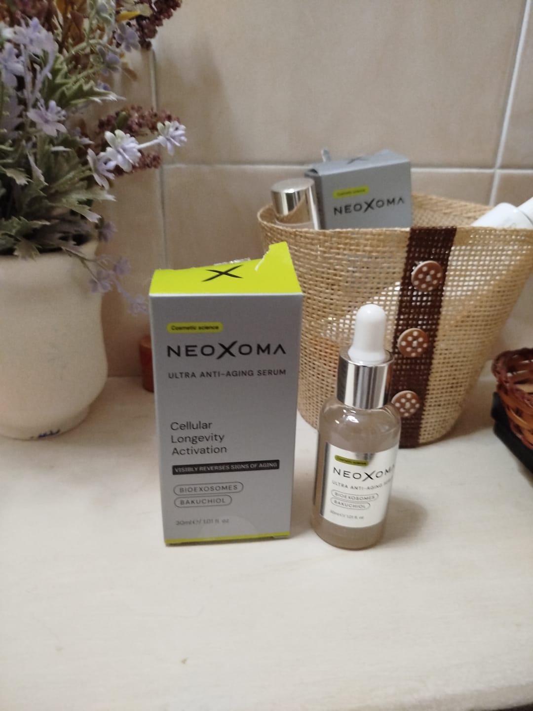 Customer photo review of Sérum de Exosomas Ultra Rejuvenecedor con Bioexosomas de Bakuchiol