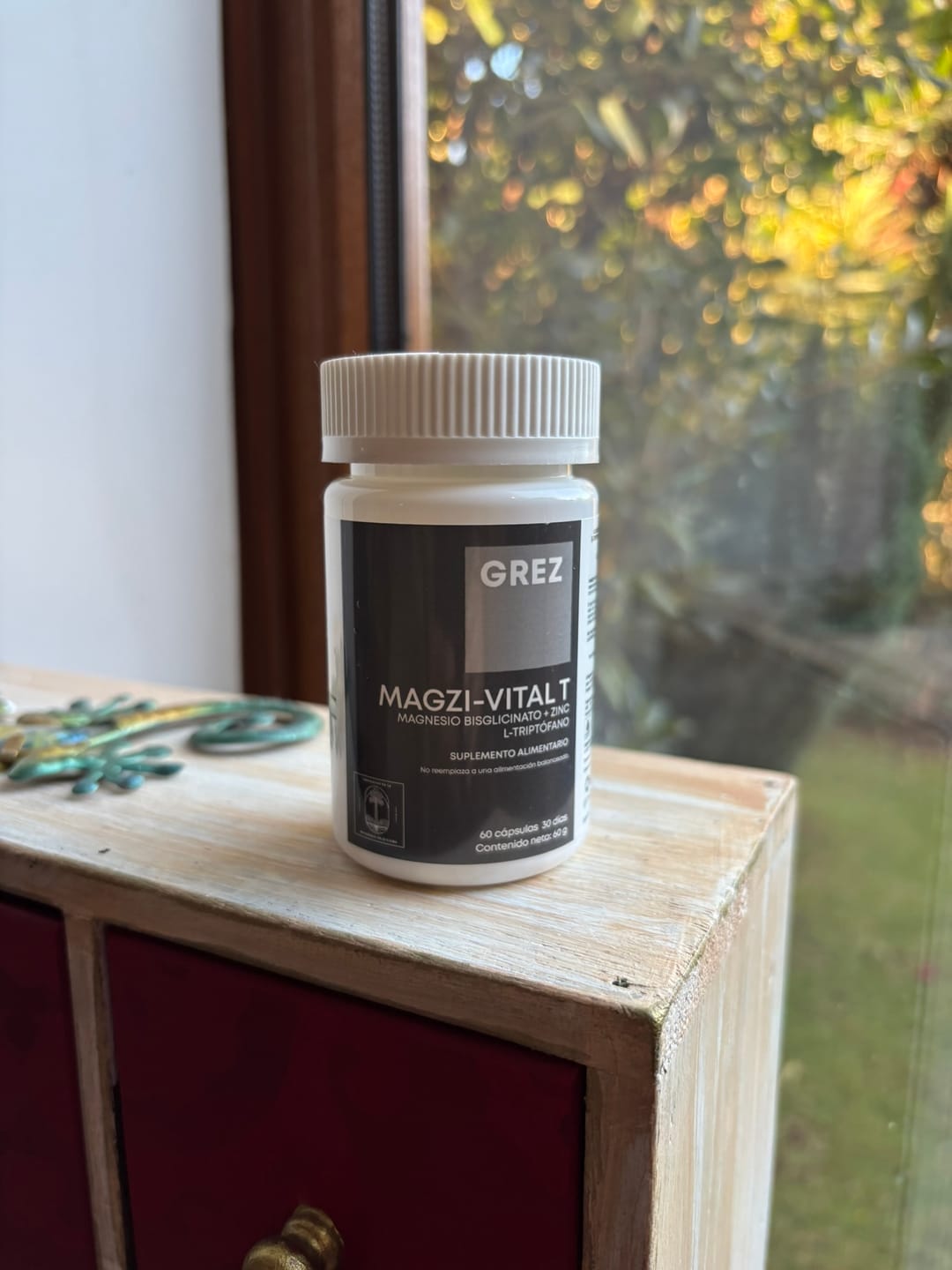 Customer photo review of MAGZI-VITAL T - Magnesio bisglicinato + Zinc + Aminoácido para el Sueño - 60 cápsulas