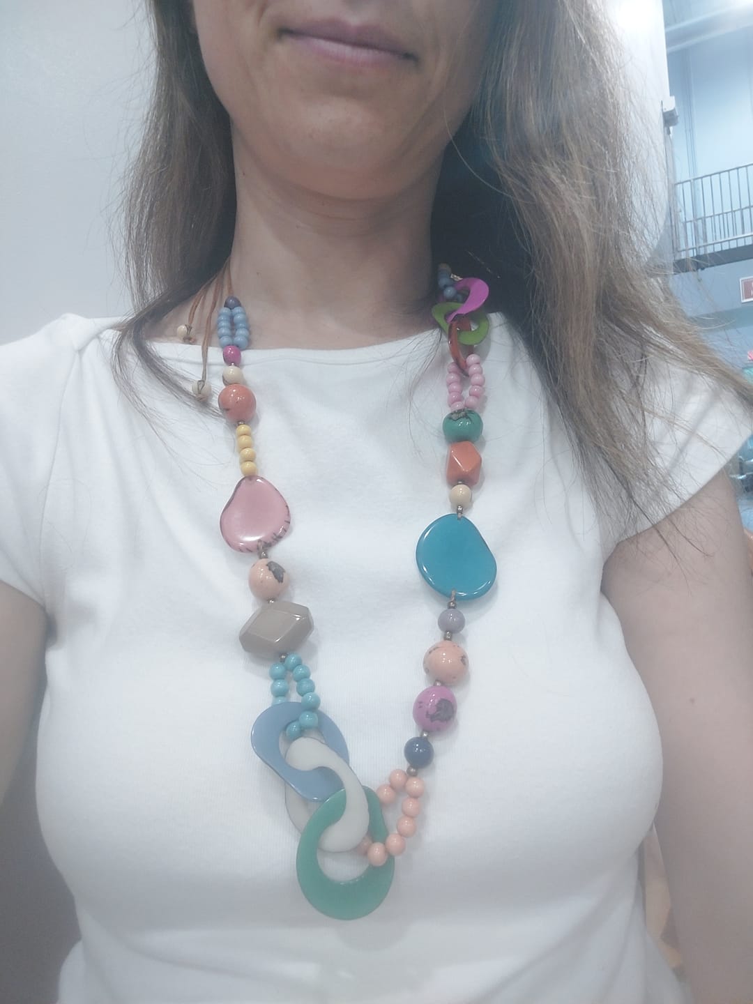 Customer photo review of Ayla Necklace