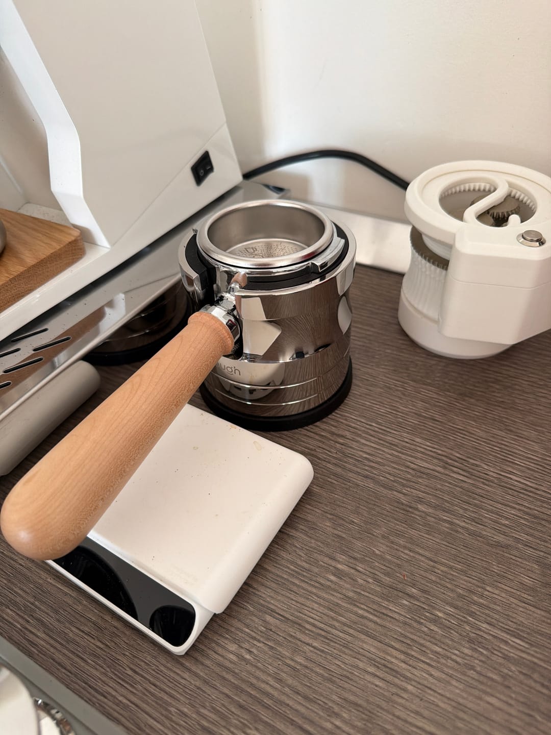 Customer photo review of Stainless Steel Tamper Holder Station