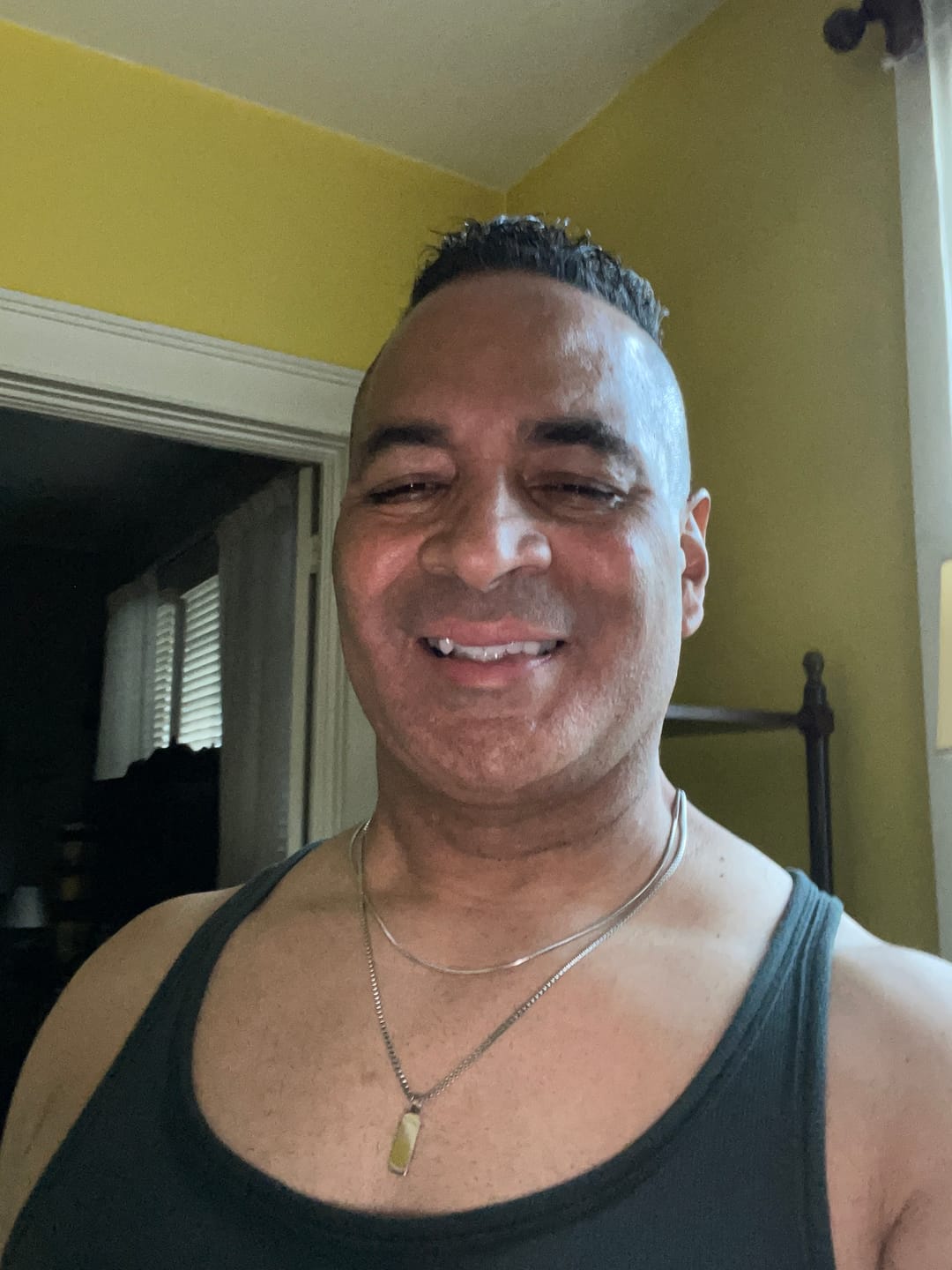 Customer photo review of Minimal Pendant Necklace Duo
