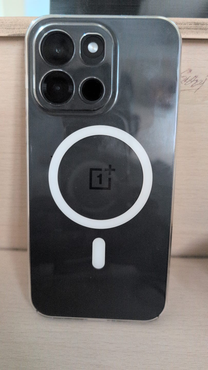 Customer photo review of Anti Yellow Magsafe Clear Case - One Plus NORD 6